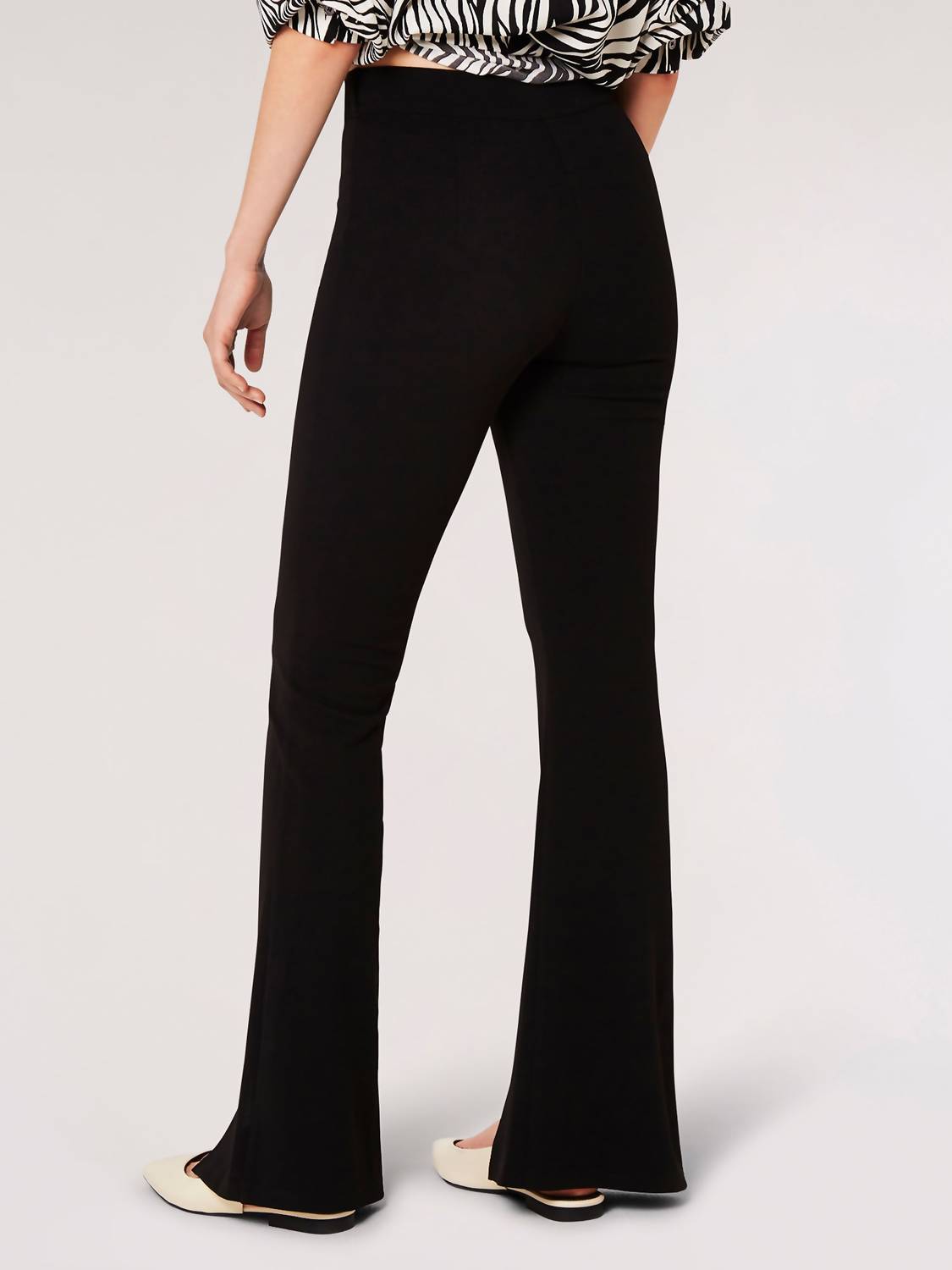 Apricot - Split Front Jersey Crepe Pants