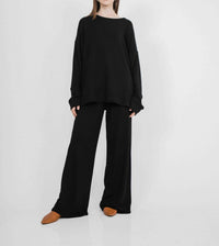 Corinne Collection Mira Tunic in black - women's shirt
