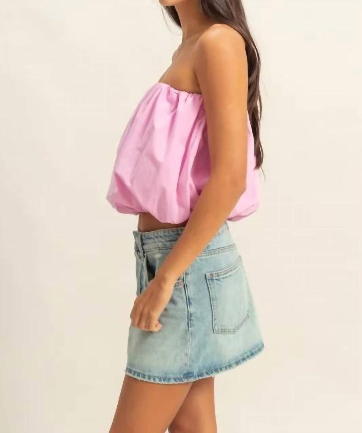 Wishlist - Bubble Crop Top