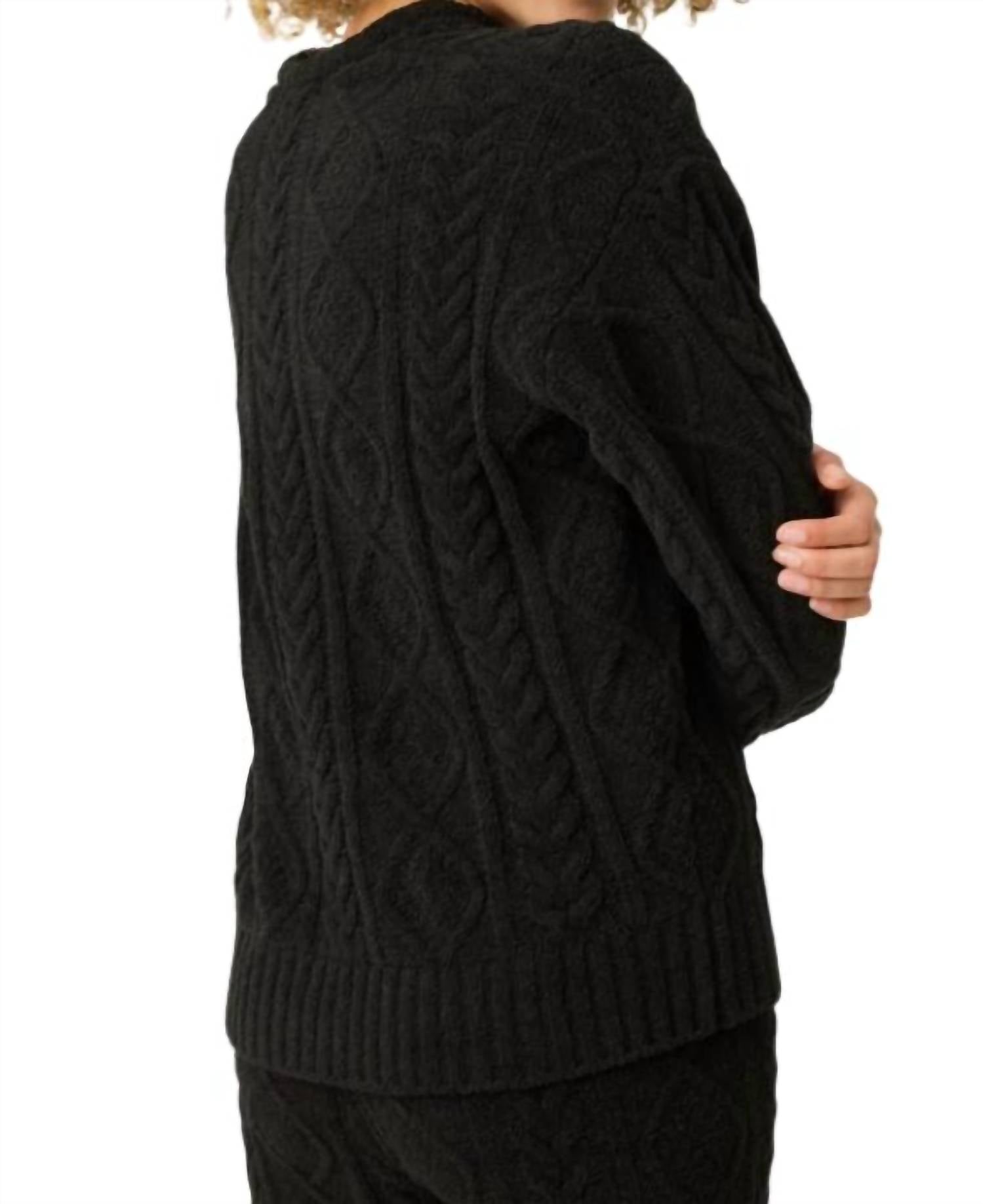 Pj Salvage - Cozy Chenille Cable Knit Top