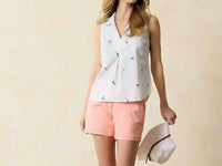 TOMMY BAHAMA Seaside Party Sleeveless Top in white - women's blouse - view 5