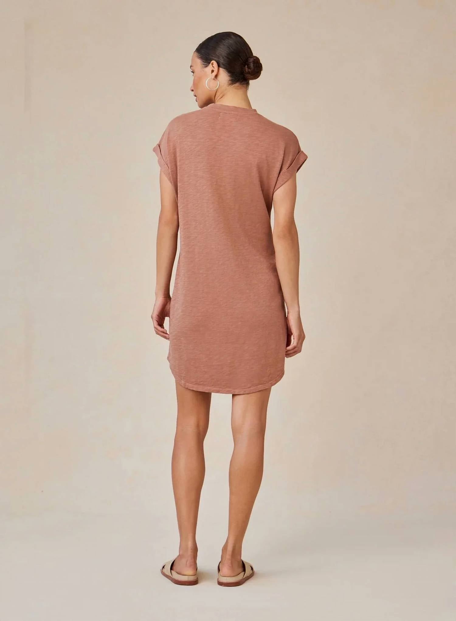 Bella Dahl - Roll Sleeve T-shirt Dress