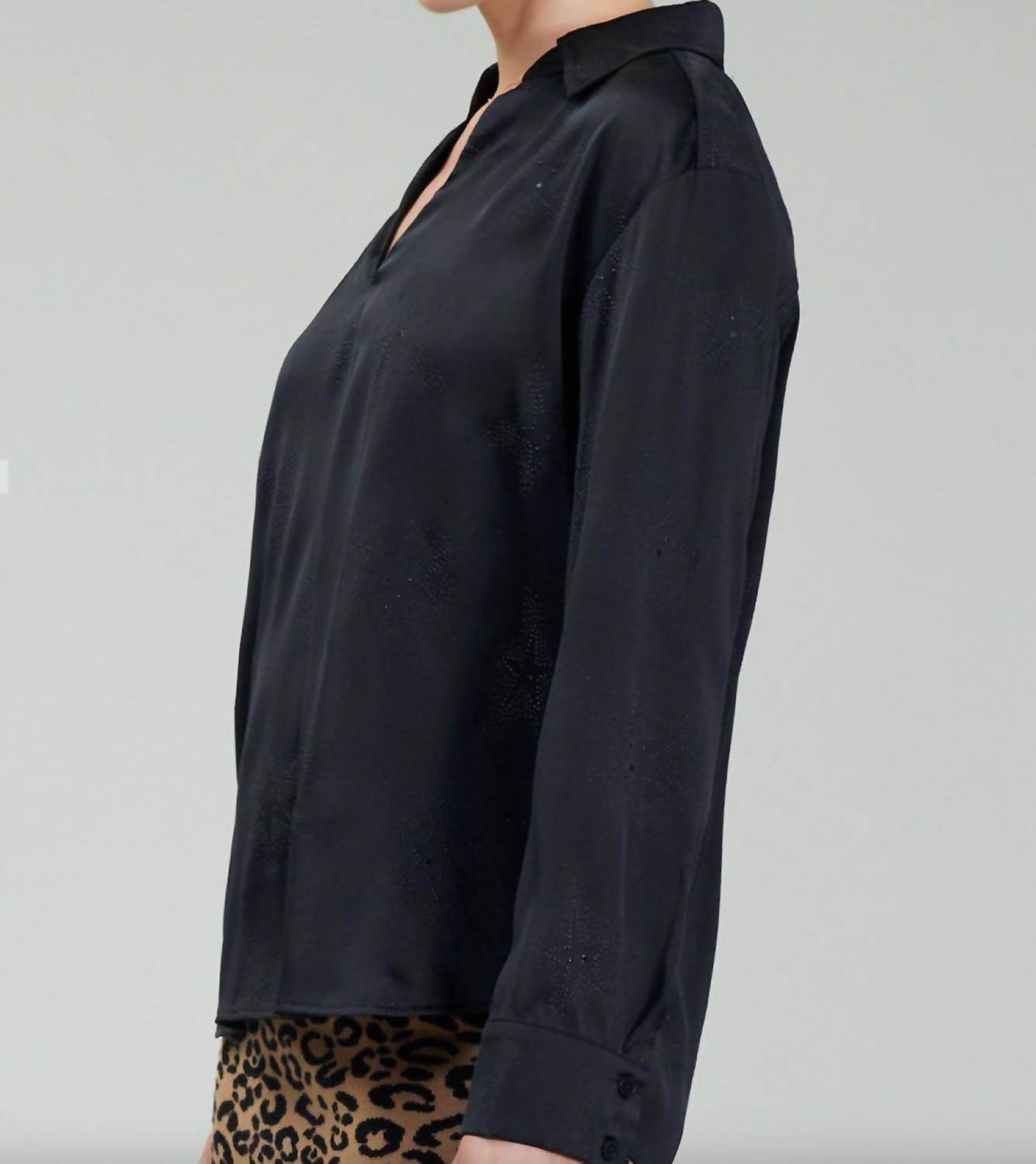Current Air - Decker Starry Night Pullover Blouse