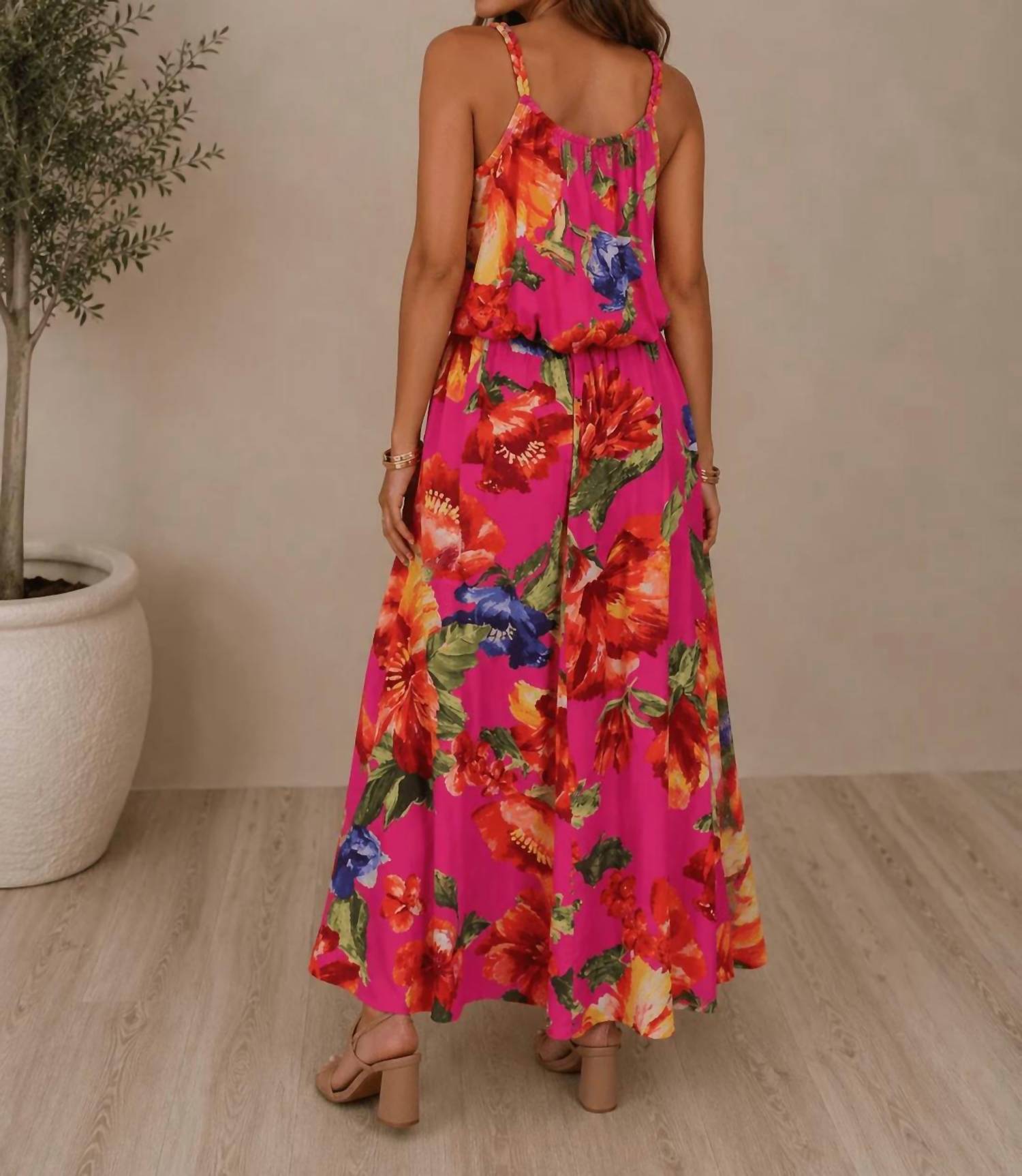Skies Are Blue - Island Bloom Maxi Skirt