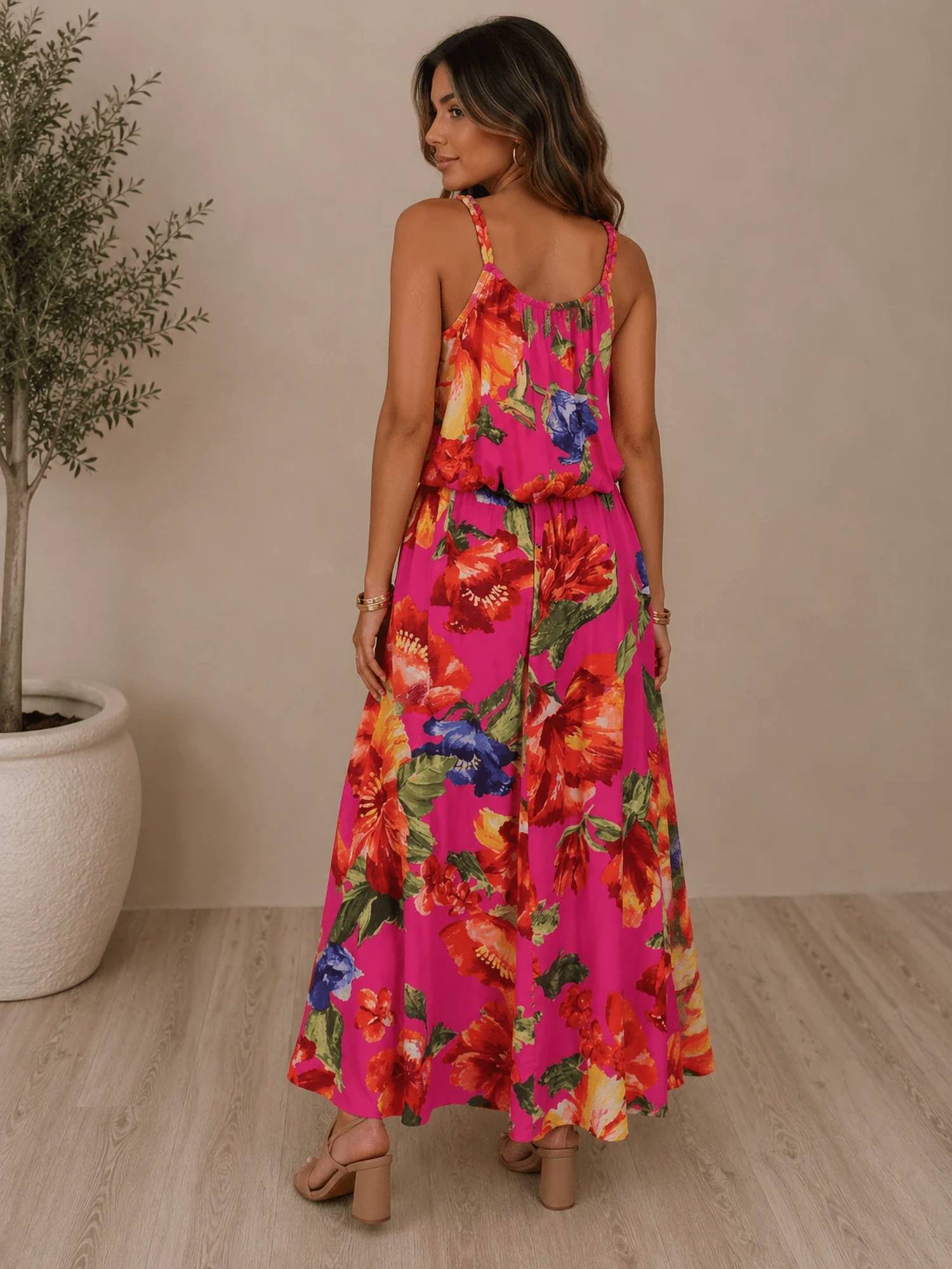 Skies Are Blue - Island Bloom Maxi Skirt