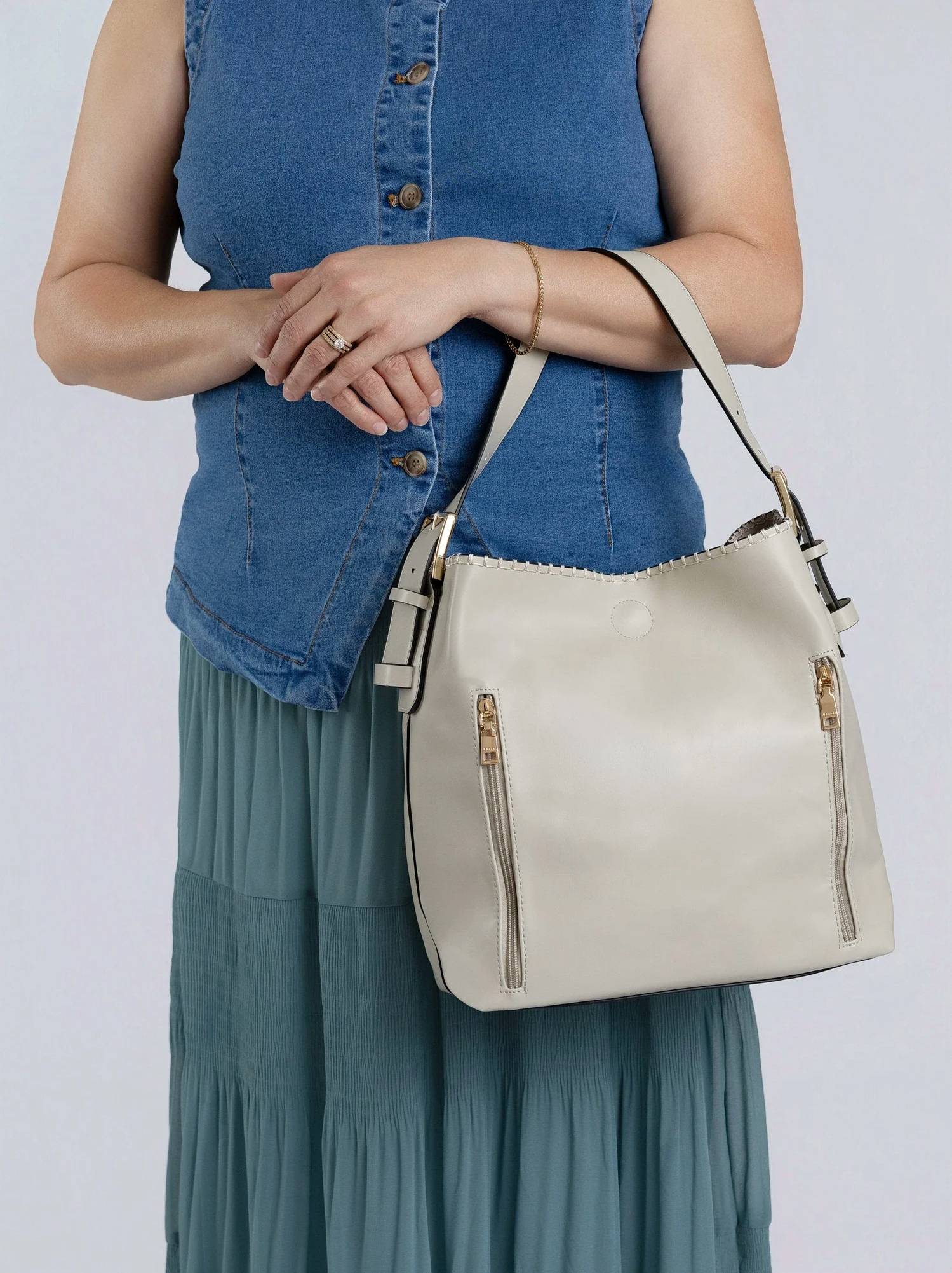 Jen & Co. - Women's 2-in-1 Convertible Hobo Bag