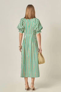 English Factory - Azalea Gingham Midi Dress