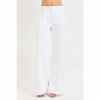 Risen - Pleated Wide Leg Pants
