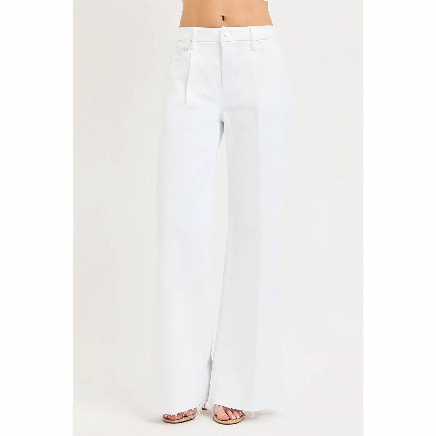 Risen - Pleated Wide Leg Pants