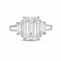 Diana M Jewels - Women's Emerald Lab-Grown Diamond Ring (6.00 Ct) - Elegant