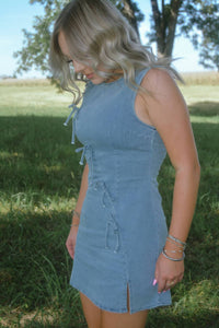 Mimosa - Ribbonette Mini Dress