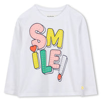 Billieblush - Girls Smile Long Sleeve Shirt