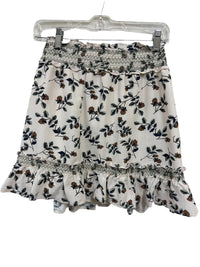 Flags & Anthem - Annabella Smocked Trim Floral Mini Skirt
