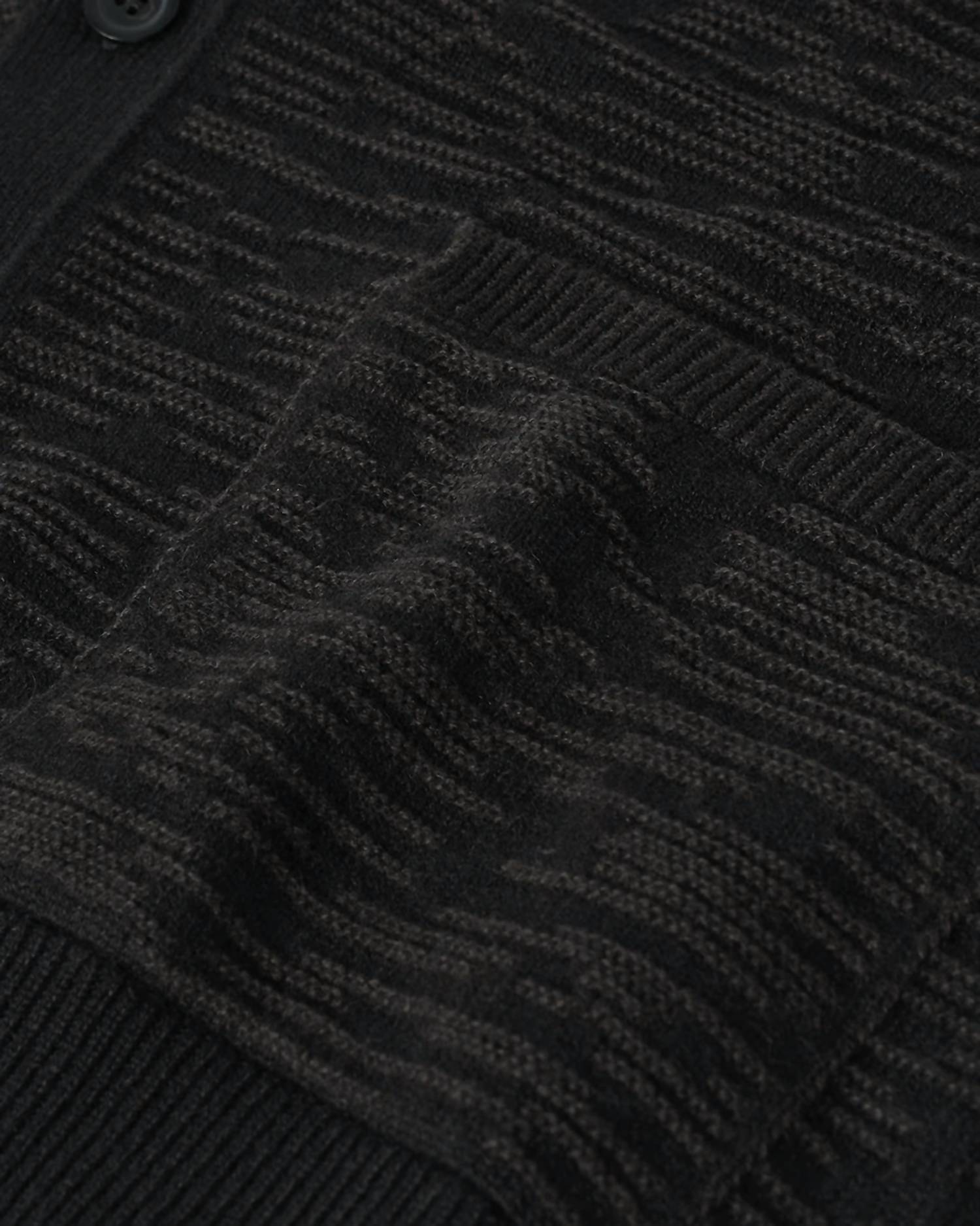 Johnstons Of Elgin - Plaited Textured Vee Cardigan