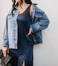 Crescent - Satin Tank Dress