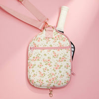Stone & Stitch - Women's Floral Neoprene Pickleball Paddle Bag