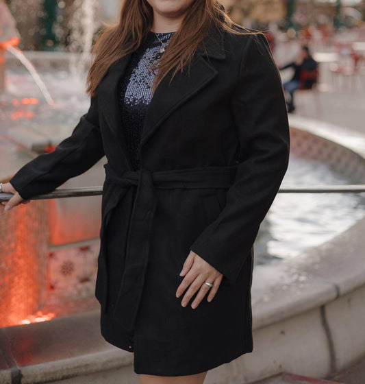 Love Tree - Holly Belted Blazer Coat