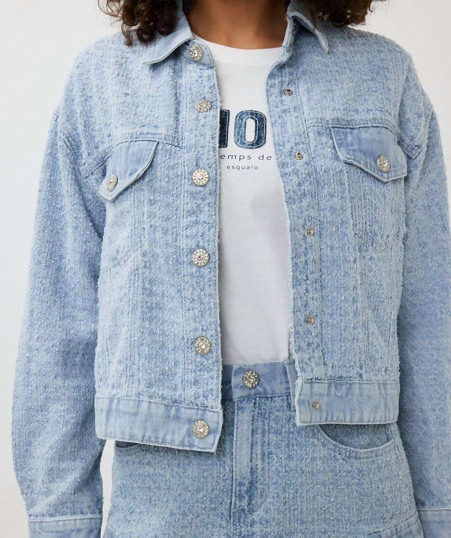 Esqualo - Druna Distressed Jeans Jacket