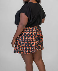 Verb - Flowy Check Short