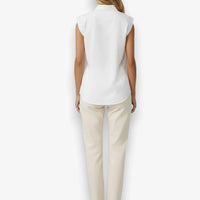 Naked Zebra - Tailored Cap Sleeve Blouse