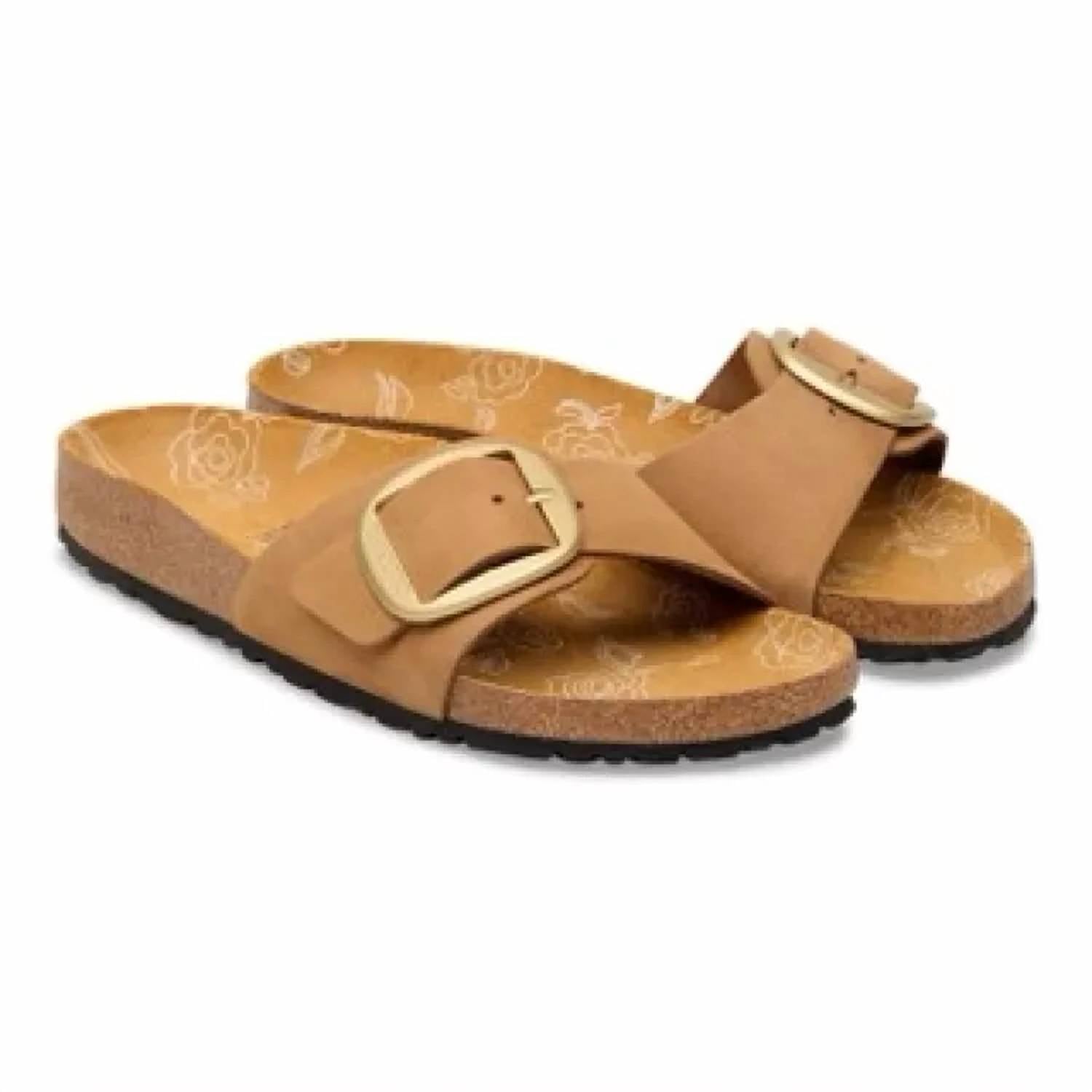 Birkenstock - Women's Madrid Big Buckle Nubuck Leather Sandal