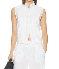 Bobi - Pintuck Sleeveless Top