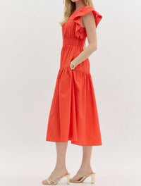 Entro - Flutter Sleeve Dress
