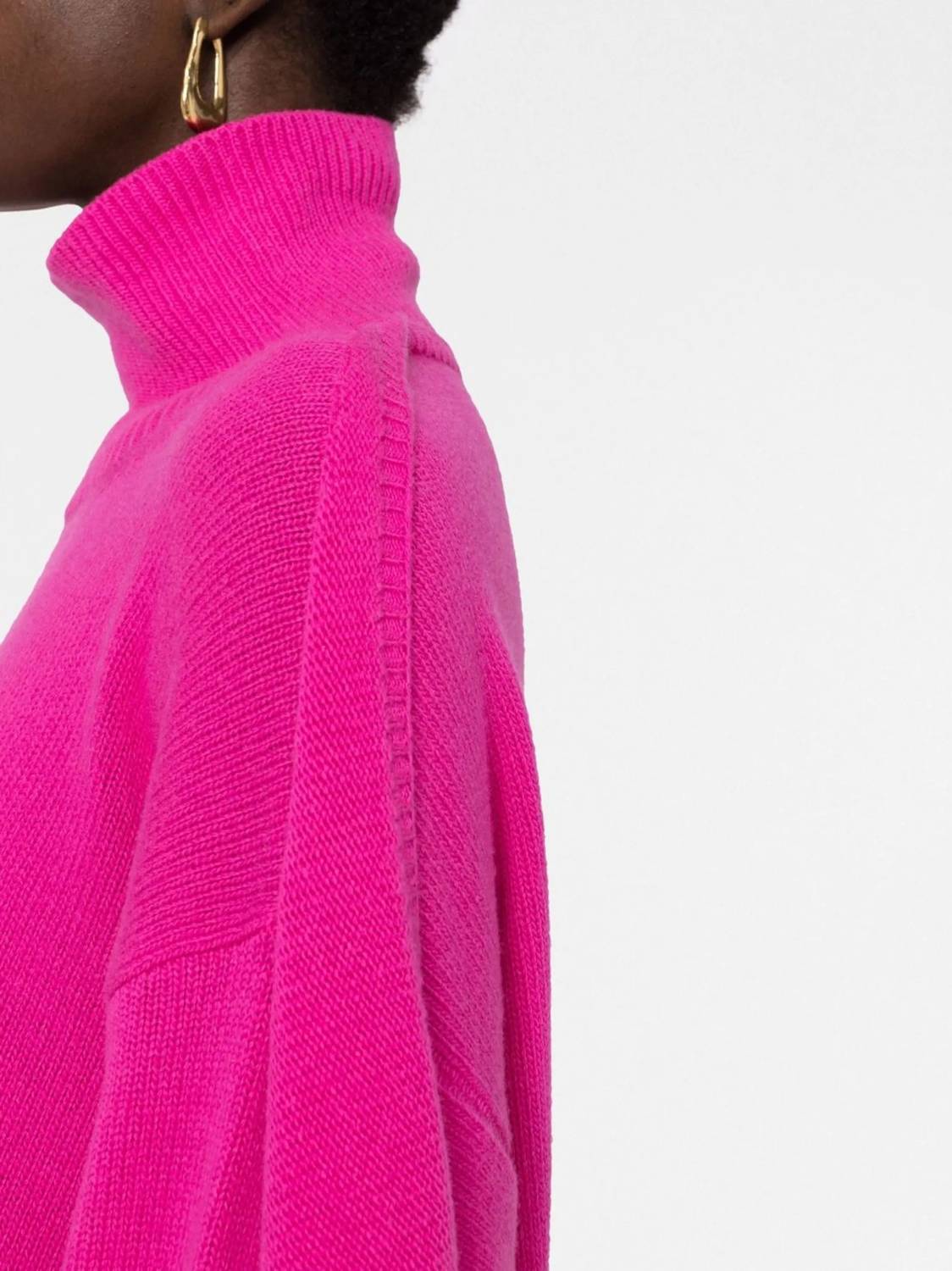 Valentino - Draped Turtleneck Sweater