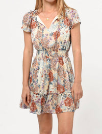 Greylin - Keina Flutter Sleeve Mini Dress