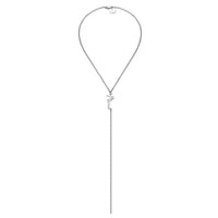 Eklexic - Women's Dainty Script Mama Lariat Necklace