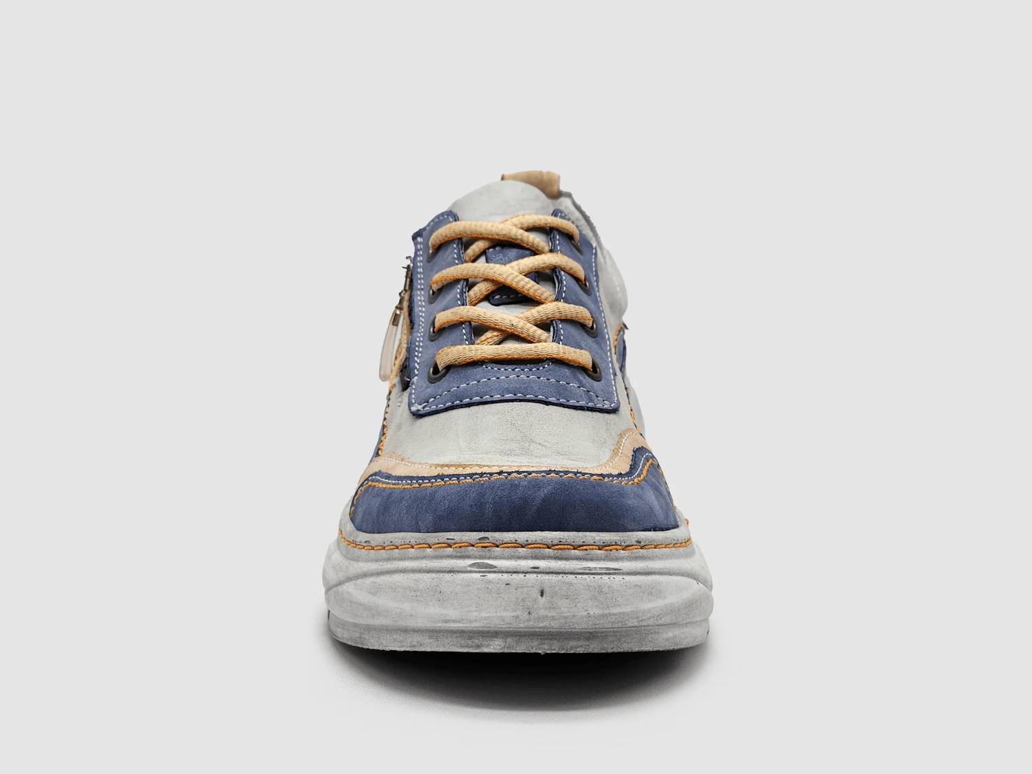 Kcr Group - Women's Retro Zip-up Leather Shoes