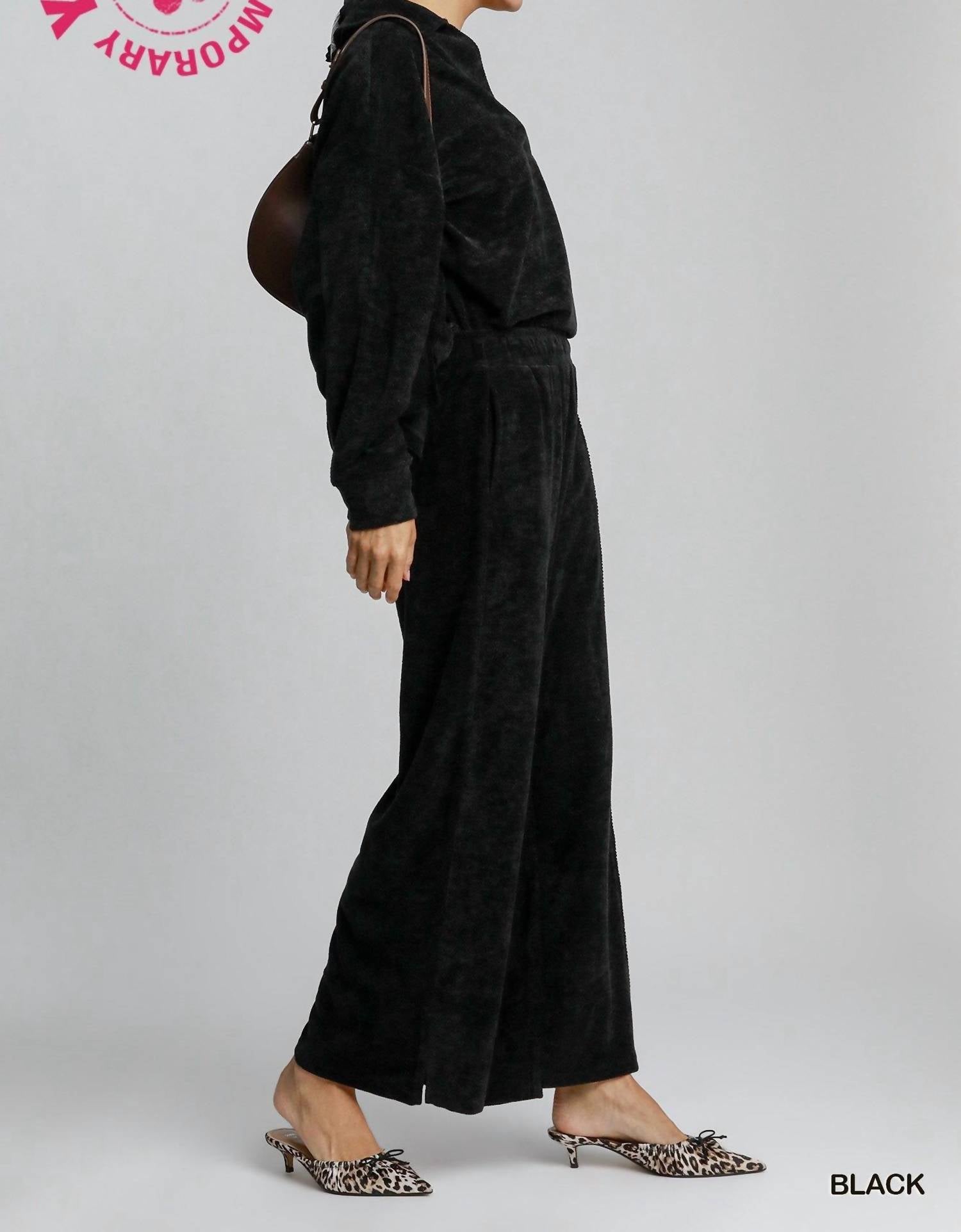 Umgee - Women's Chenille Pants