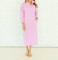 Caryn Lawn - Libby Stripe Midi Dress