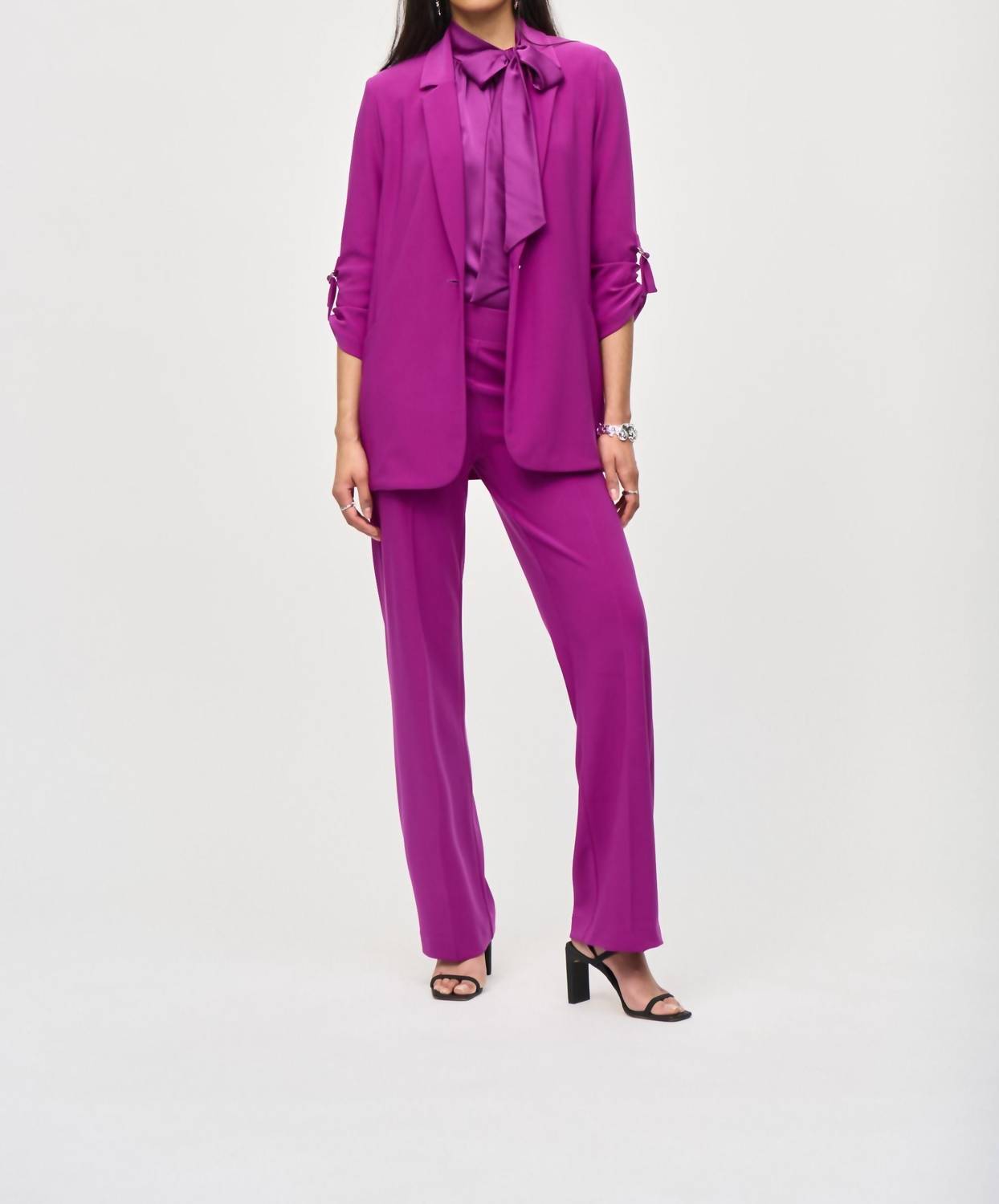 Joseph Ribkoff - One-button 3/4 Sleeve Blazer