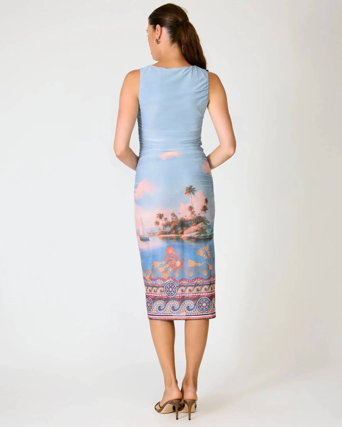 Line And Dot - Pernille Mesh Midi Dress