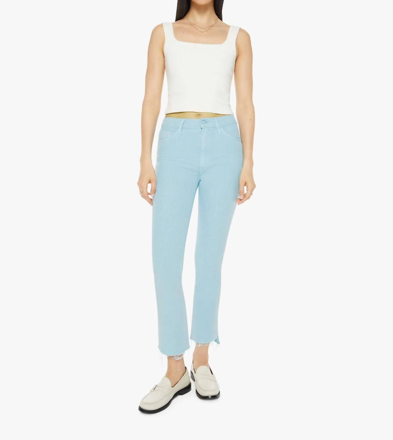 Mother - Insider Crop Step Fray Jeans
