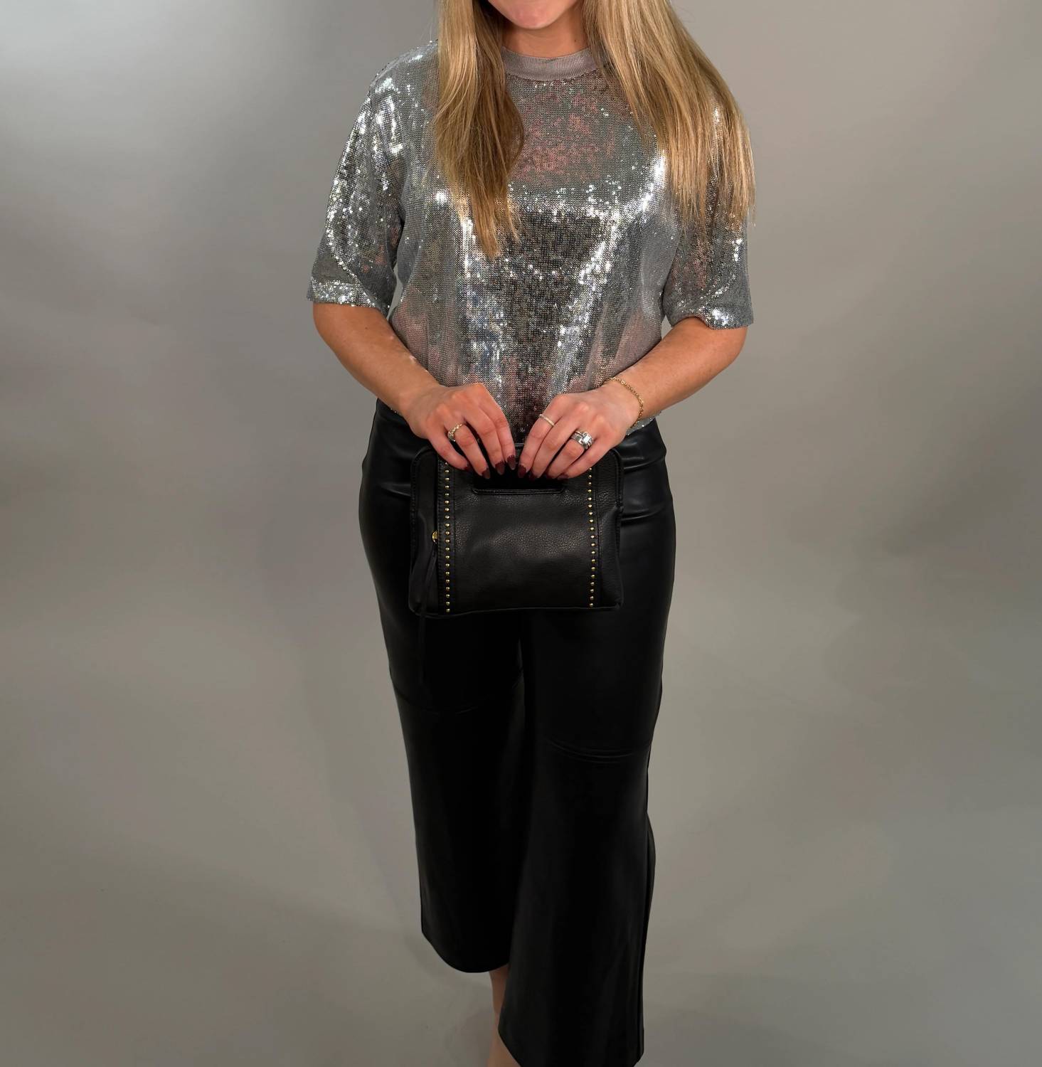 Elan - Sequin Easy-fit Tee