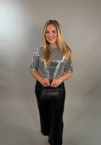 Elan - Sequin Easy-fit Tee