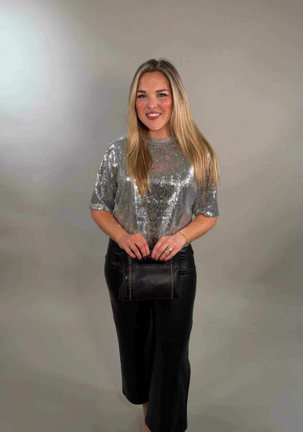 Elan - Sequin Easy-fit Tee