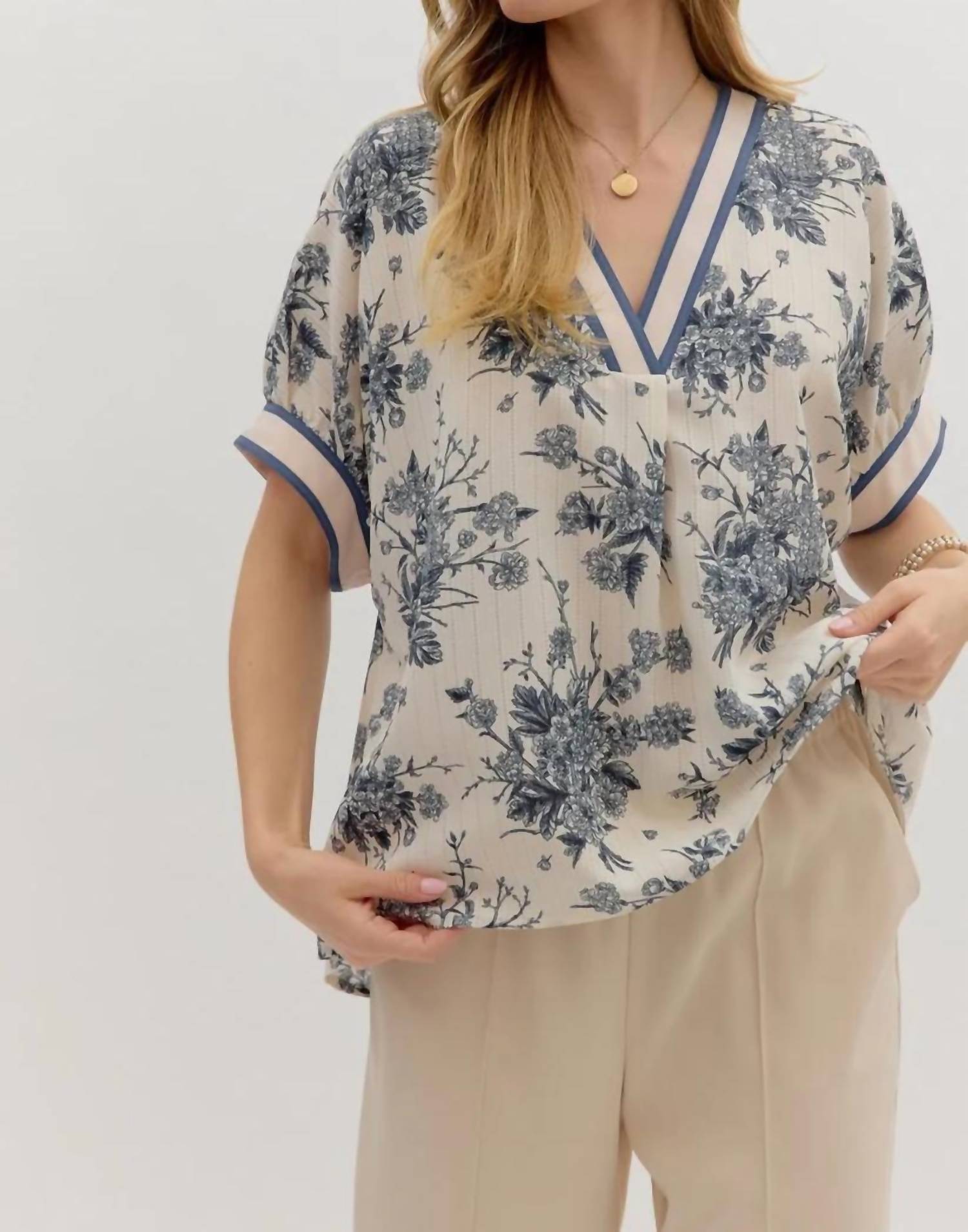 Entro - Baker Floral Top