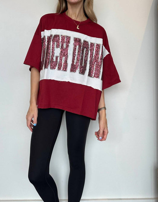 Fantastic Fawn - Touchdown Sequin Pullover