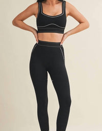 Kimberly C Midnight Matching Set in black - women's sleepwear