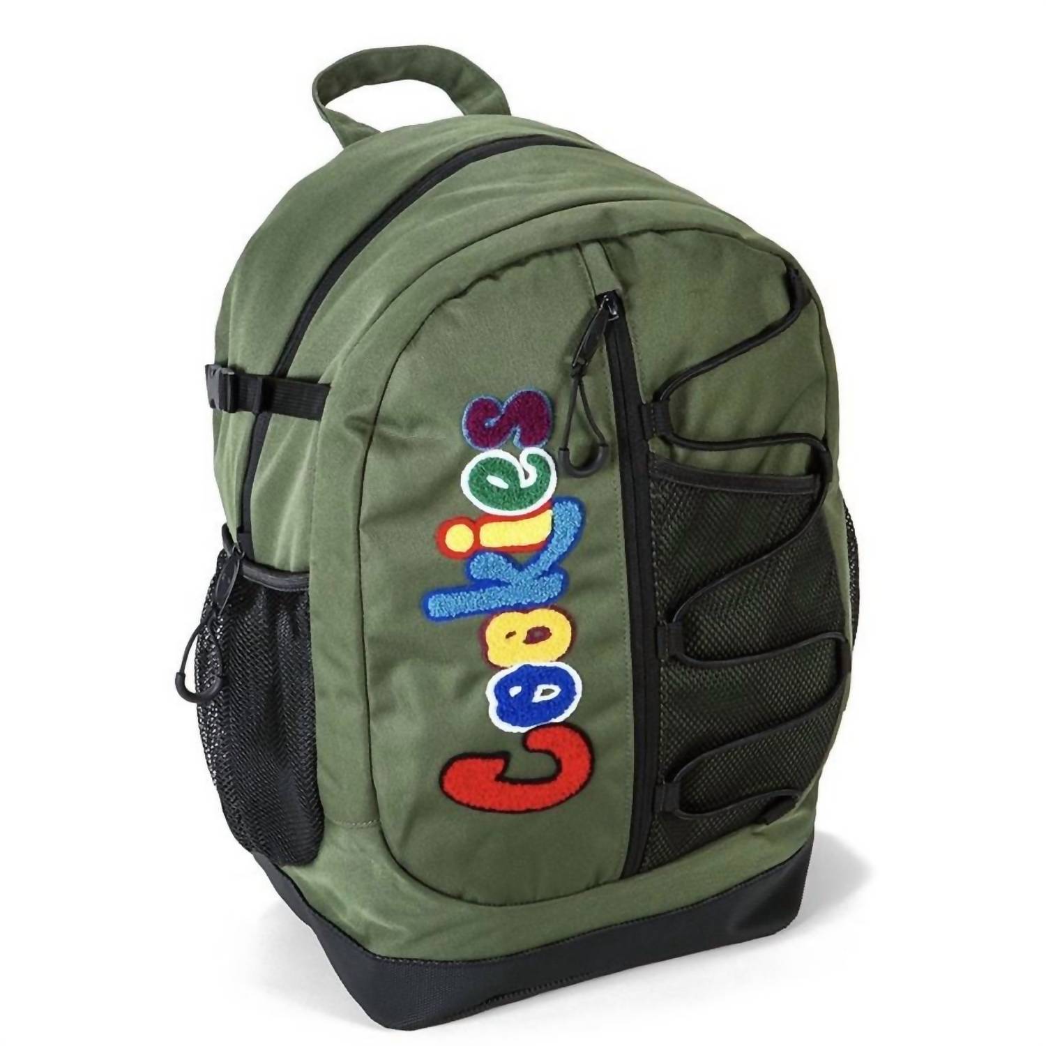 Cookies Women's Smell Proof Bungee Nylon Backpack in olive - women's bag