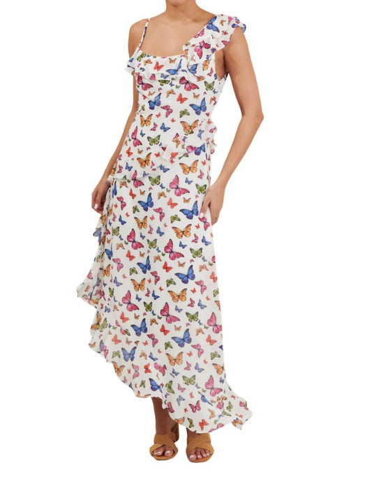 Sugarlips - Butterfly Asymmetrical Midi Dress