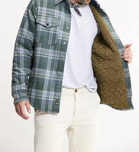 Jachs New York - Quilted Lined Lyocell Flannel Shirt Jacket