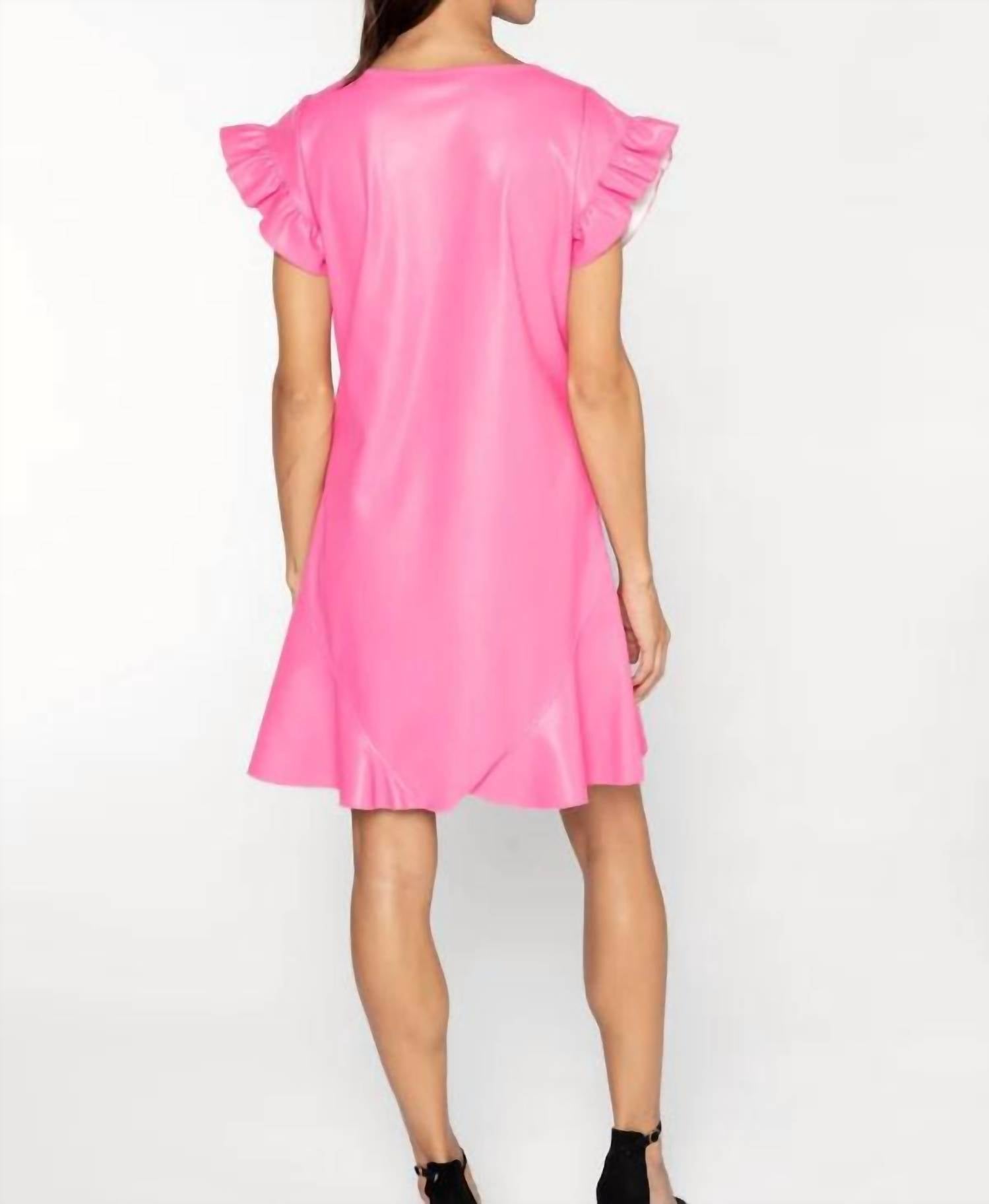 S'Edge - Faux Leather Dress