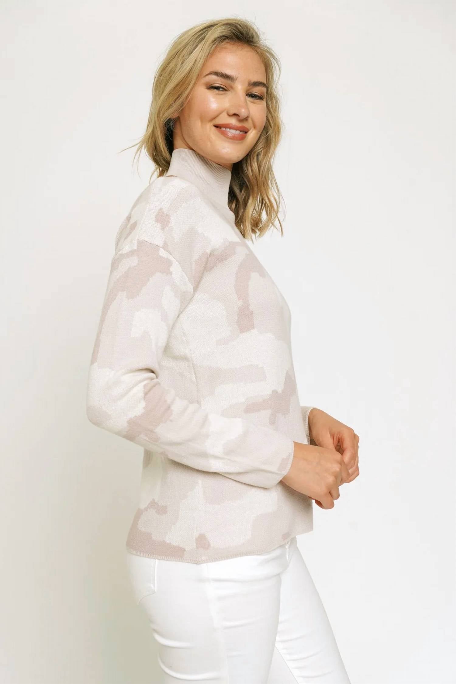 Mystree - Rose Cut Out Sweater