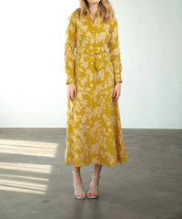 Never A Wallflower - Princess Seam Long Sleeve Dress