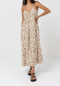 Rhythm. - Pacific Tiered Midi Dress