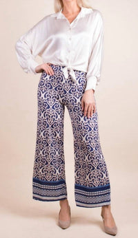 Gigi Moda - Elia Baroque Wide Leg Pants